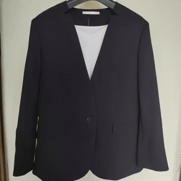 LES MUES 네이비 노카라 자켓 (8월 16일까지 가격 인하 가능)