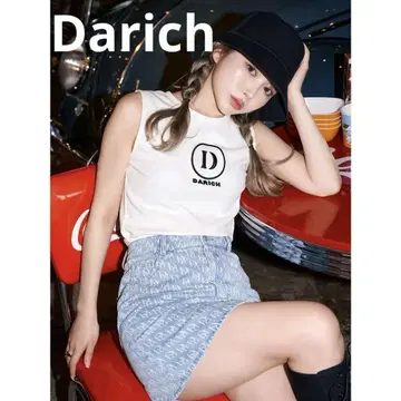 다리치(Darich) DR 데님 미니 스커트 (아이스 블루)