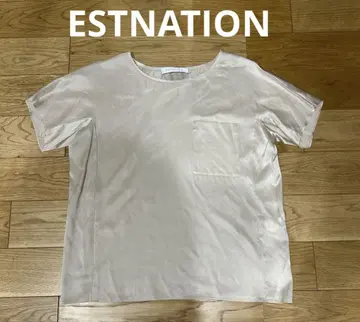 ESTNATION 실크 블라우스 세탁 가능