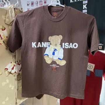 남성용 카네코 이사오 세일러 곰 반팔 티셔츠
