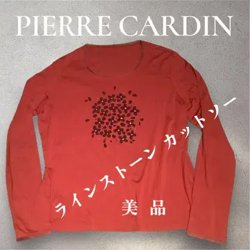 PIERRE CARDIN 와인 레드 긴팔 티셔츠 L 사이즈 새상품급