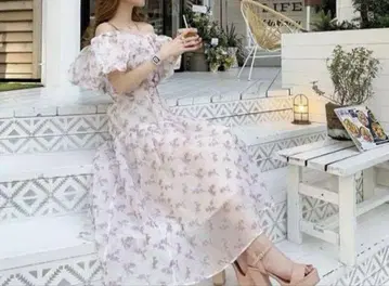 스니델 자카드 볼륨 스커트