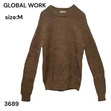 글로벌워크 GLOBAL WORK 니트 톱 M 패션