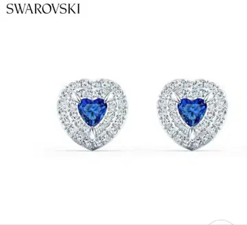 SWAROVSKI 하트형 크리스탈 귀걸이