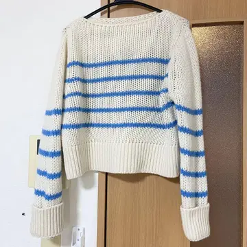 갤러리 비 보더 니트