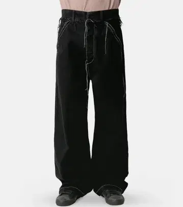 AIREI CONTRAST BIG FIT DENIM 데님 팬츠