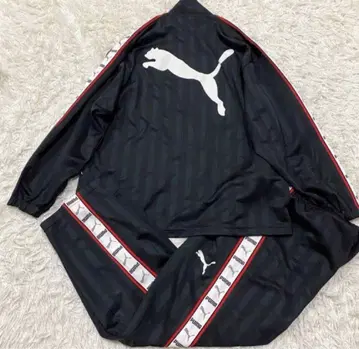 푸마 PUMA 셋업 저지 상하의 스포츠 파자마 자수 로고 S