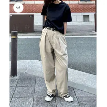 2턱 치노 팬츠