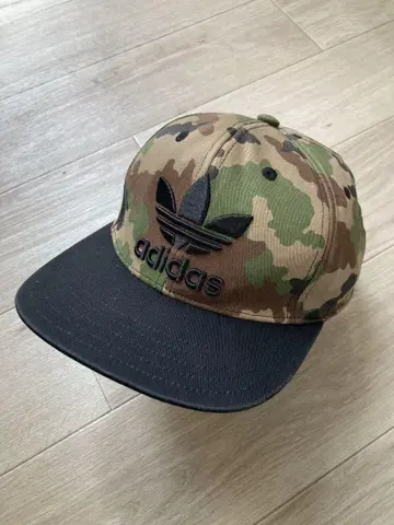 아디다스 adidas 캡 프리 사이즈 카모 패턴 자수 로고