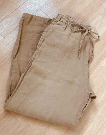 MUJI 무인양품 린넨 100% 팬츠