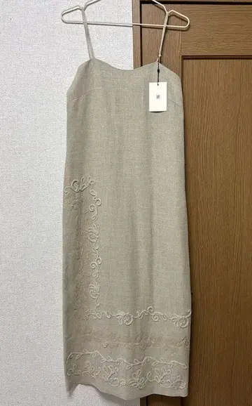 embroidery linen like onepiece