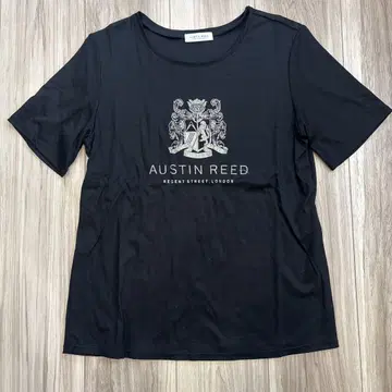 AUSTIN REED 블랙 반팔 티셔츠