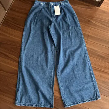 ZARA 와이드 레그 데님 팬츠 38