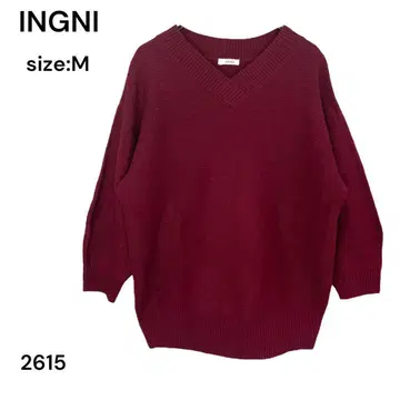 잉그 INGNI 니트 스웨터 상의 긴팔 M 넉넉한 스타일 겨울