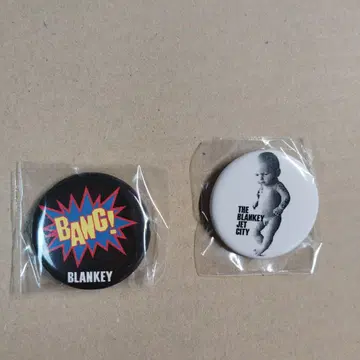 BLANKEY JET CITY 캔뱃지 2개 세트 블랭키 제트 시티
