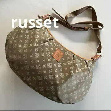백화점 구매 [ russet ] 러셋 큼직한 나일론 숄더 백