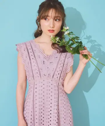 노엘라 코튼 레이스 맥시 원피스 새상품급