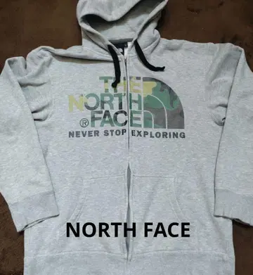 THE NORTH FACE 그레이 집업 후드티 L (M)