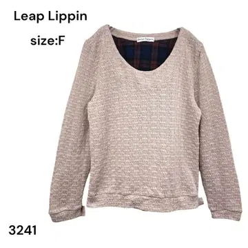 Leap Lippin 리 프리 핑 셔츠 니트 긴팔 FREE 멋쟁이