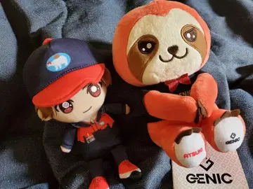 봉제 인형과 캐릭터 세트