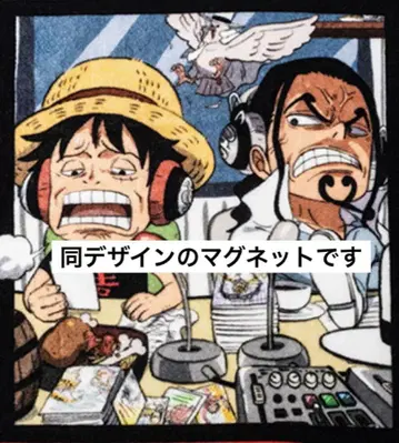 ONEPIECE DAY 밀짚모자 스페이스 아크릴 마그넷 루피 루치