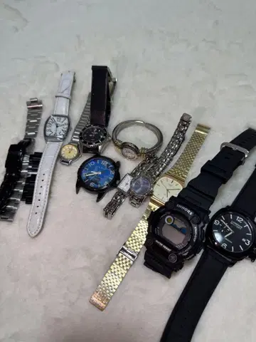 SEIKO 포함 손목시계 모음 10점