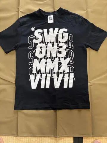 SWG 블랙 T셔츠 L사이즈