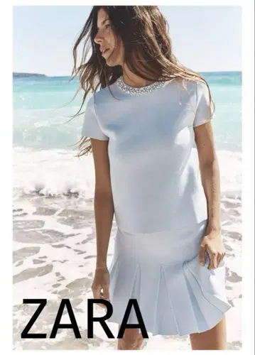 ZARA 주얼 니트 탑