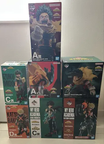 히로아카 제일복권 미도리야 이즈쿠 바쿠고 카츠키 피규어 세트