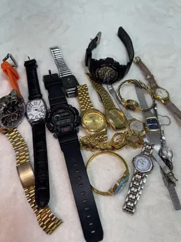 SEIKO, G-SHOCK 포함 손목시계 모음