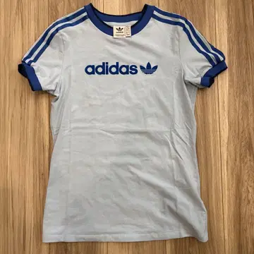 adidas 반팔 티셔츠 스카이블루 M