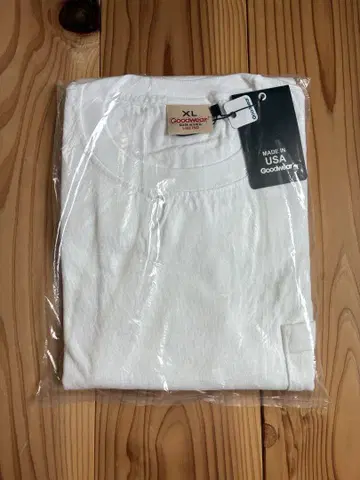 Goodwear XL 화이트 티셔츠 USA제
