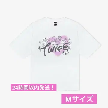 TWICE 티셔츠 M사이즈 화이트 this is for 화이트 m
