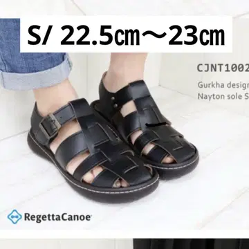 레게타카누 여성용 구르카 샌들 여성 샌들 블랙