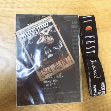 LUNATIC FEST. 2015 스티커 은색 테이프