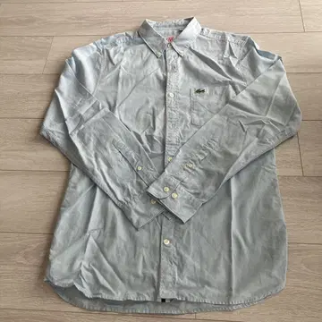 LACOSTE LIVE 긴팔 셔츠 라이트 블루 US S/M