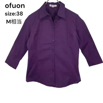 ofuon 오프온 셔츠 상의 긴팔 38 예쁜 오피스 비즈니스