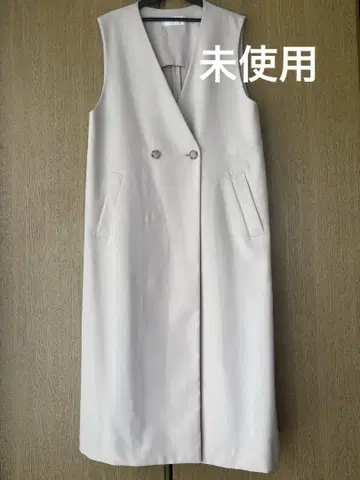 글로벌 워크 V넥 베스트 롱 sizeF 미사용