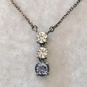STAR JEWELRY 스타 주얼리 3연 지르코니아 넥 펜던트