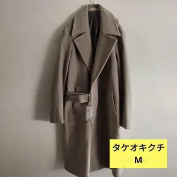 TAKEO KIKUCHI 다케오 키쿠치 체스터 코트 M 라이트 베이지