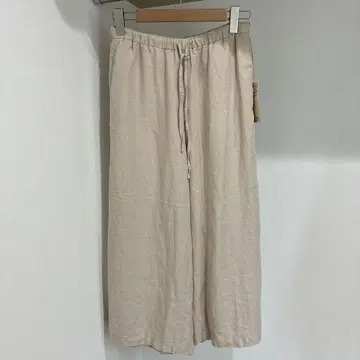 무인양품 린넨 헴프 크롭 팬츠