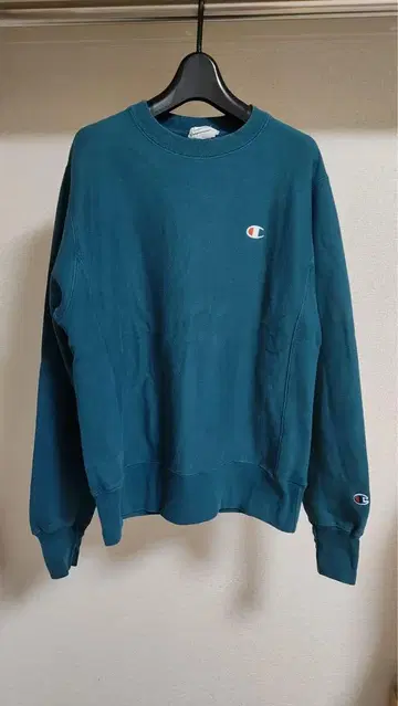 Champion Reverse Weave 맨투맨 S 다크 틸