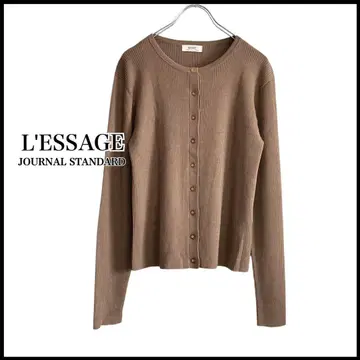 [ 2024AW ] L'ESSAGE 리브 니트 가디건
