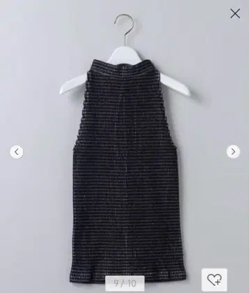 6roku SHERRING HALTER NECK TOP