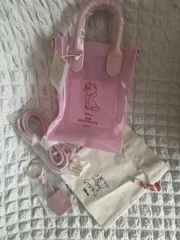 아리스토캣 숄더백 핑크
