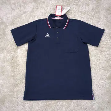 [ 새상품 ] le coq sportif 네이비 피케 셔츠 반팔 골프웨어