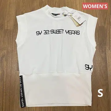 [ SY32 SWEET YEARS ] 여성용 슬리브리스 S 화이트