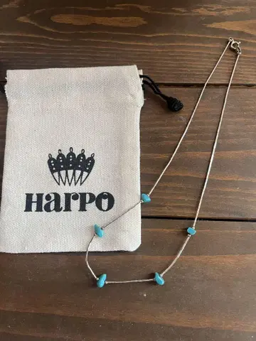 Harpo 할포 터콰이즈 실버 목걸이