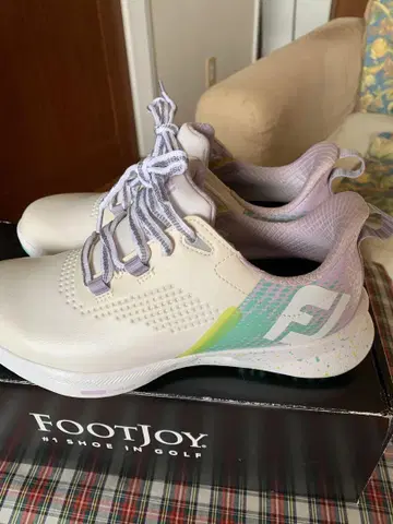 FOOTJOY 골프화 화이트/퍼플