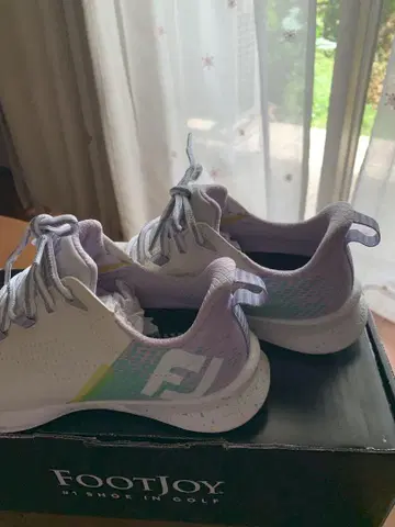 FOOTJOY 골프화 화이트/퍼플